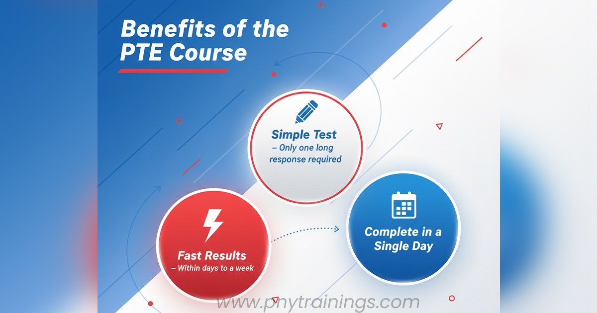 Benefits of PTE course 